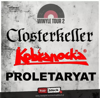 Olsztyn Wydarzenie Koncert Kobranocka, Proletaryat, Closterkeller