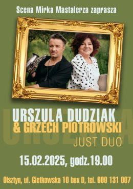 Olsztyn Wydarzenie Koncert Urszula Dudziak & Grzech Piotrowski "Just Duo"