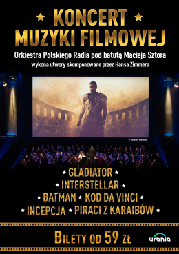 Olsztyn Wydarzenie Koncert Koncert Muzyki Filmowej z utworami Hansa Zimmera - Olsztyn