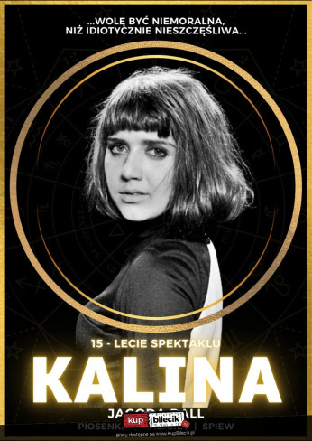 Spektakl poświęcony Kalinie Jędrusik - piosenka / kabaret / śpiew
