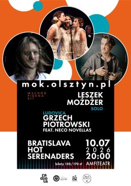 Olsztyn Wydarzenie Koncert Leszek Możdżer Solo / „Ludovica”: Grzech Piotrowski feat. Neco Novellas / Bratislava Hot Serenaders