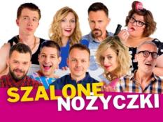 Olsztyn Wydarzenie Spektakl Szalone Nożyczki - Hit teatralny w gwiazdorskiej obsadzie, spektakl w którym finał ustala widownia!