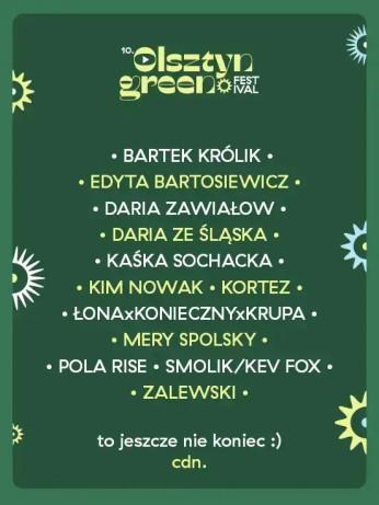Olsztyn Wydarzenie Festiwal Olsztyn Green Festival 2024 - MERCH